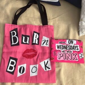 Mean Girls Tote and Cosmetic Bag NWOT